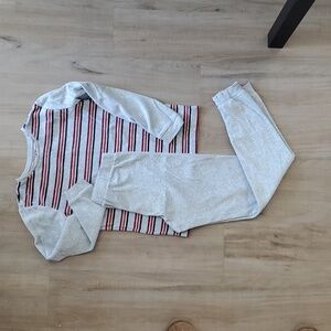 Striped Long Sleeve Pajama Set